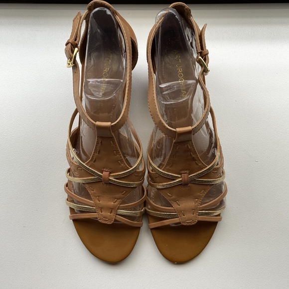 ARTURO CHIANG WEDGE NEUTRAL SANDAL - Picture 5 of 15